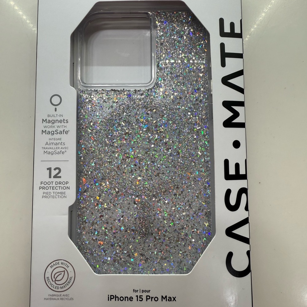 Case-Mate Silver Glitter Case for iPhone 12 Pro Max